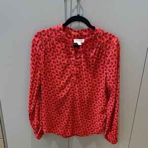 Treasure & Bond Red Paisley Blouse